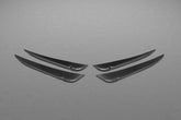 Capristo Ferrari 458 Speciale - Carbon Front Fins (Matte)